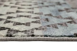 160x230 Teppich Wohnzimmer Farbverlauf Streifen Raute