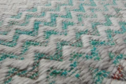 160x230 Teppich Wohnzimmer Multicolor-Chevron für drinnen und draußen – Outdoor-Teppich aus Indien