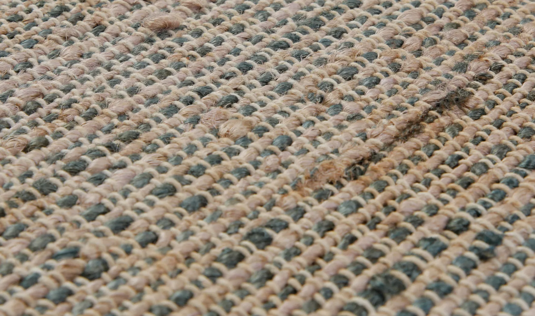 160x230 Teppich Wohnzimmer Sandkorn-Melange – Naturfaserteppich in dezenter Vielfarbigkeit