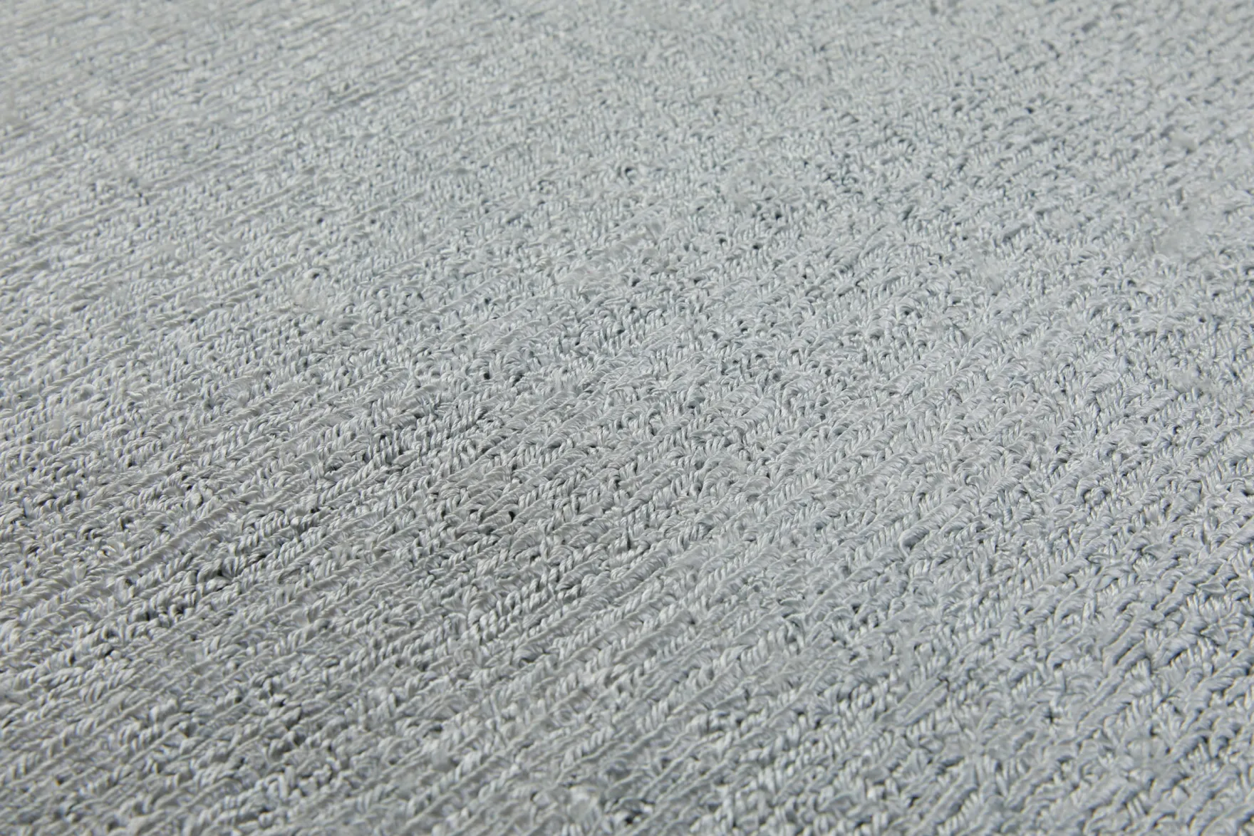 160x230 Teppich Wohnzimmer Sanftes Lichtgrau – Handloom-Wollteppich mit feinem Schimmer