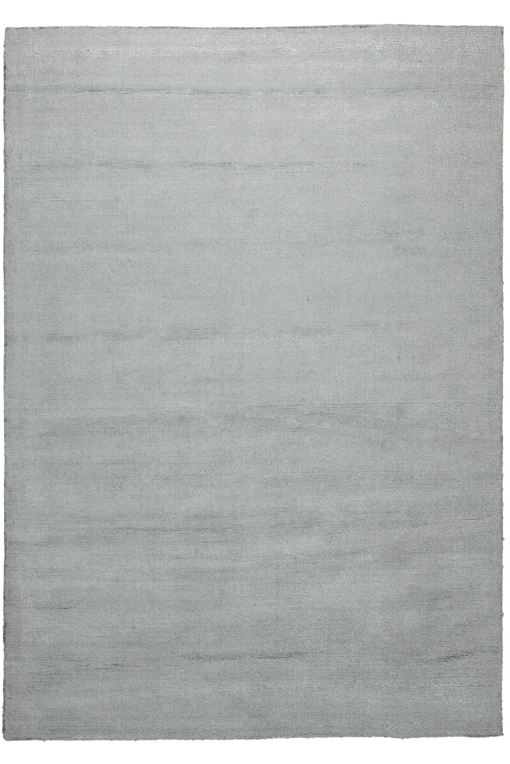 160x230 Teppich Wohnzimmer Sanftes Lichtgrau – Handloom-Wollteppich mit feinem Schimmer
