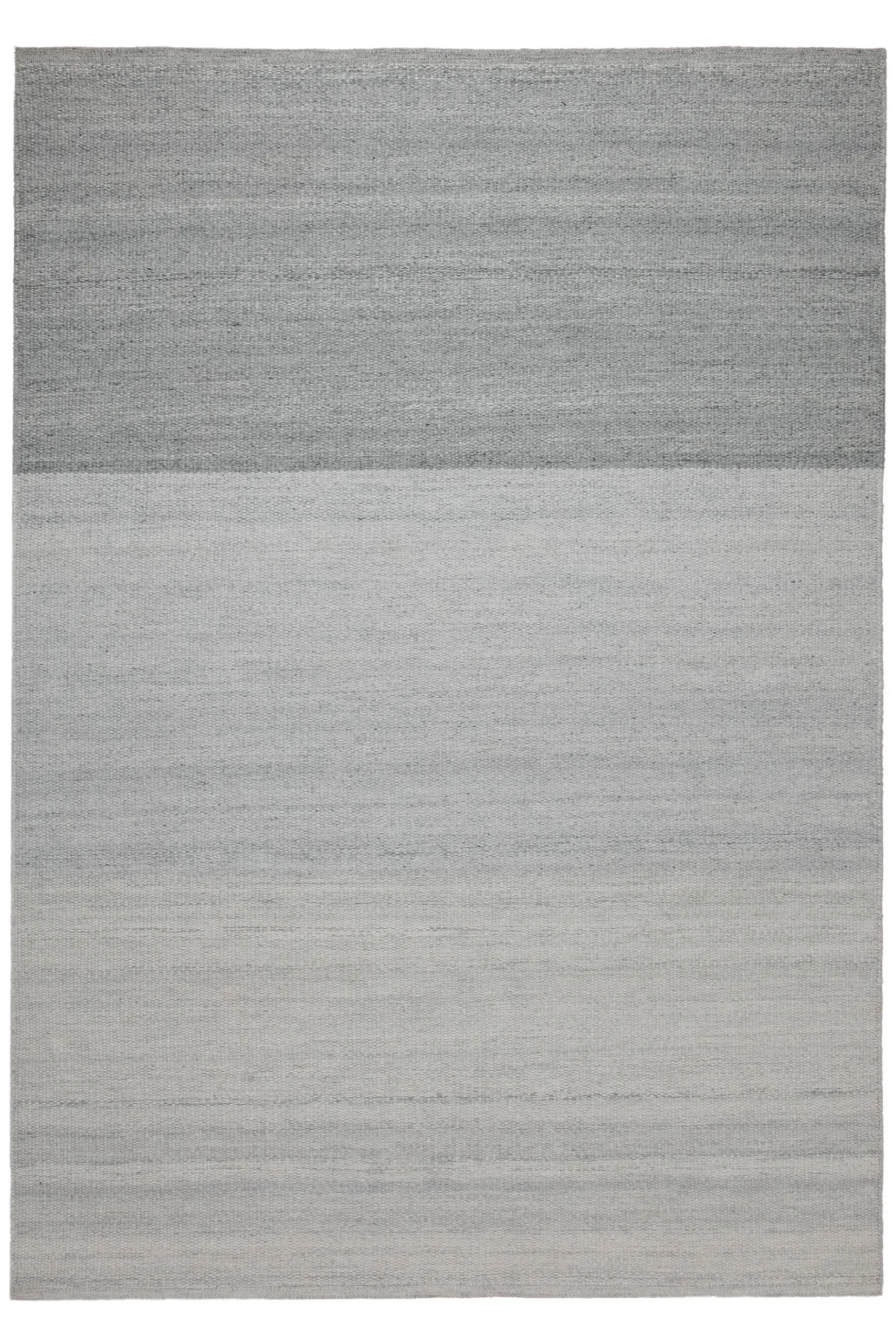 160x230 Teppich Wohnzimmer Stilles Steingrau – Skandi-Wollteppich in Uni-Optik